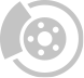 Alloy wheel brake dust damage icon