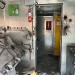 247H49-Paint-prep-room box trailer for sale.