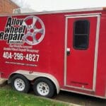 247H49-Right-side box trailer for sale.